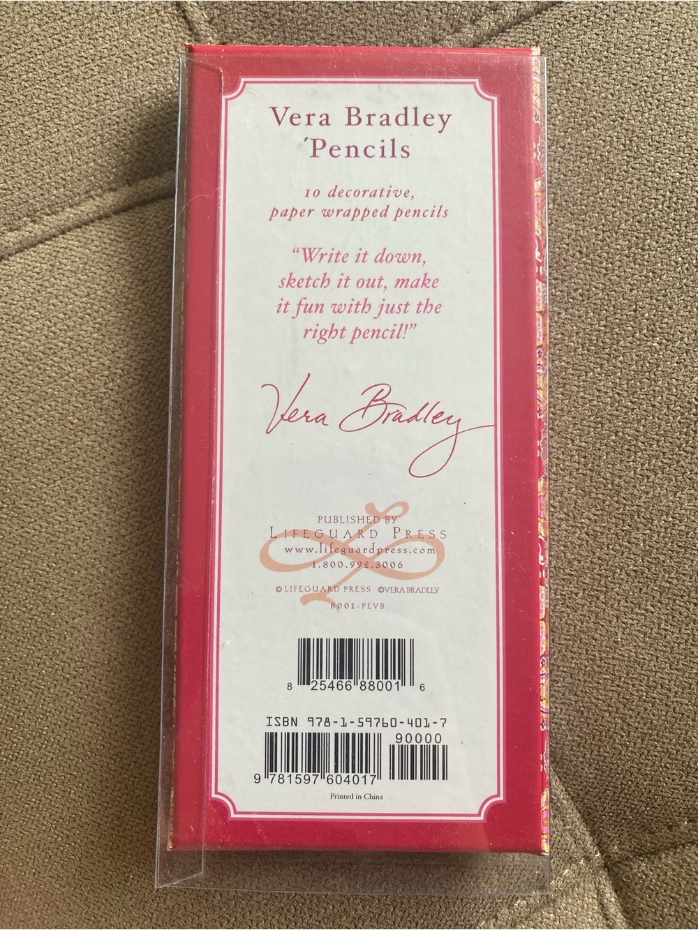 Vera Bradley Pencil Set - Multicolor - Picture 2 of 2